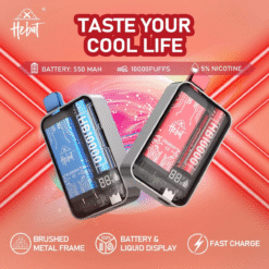 HEBAT 10000puffs 喜貝一次性電子煙｜超長續航550mAh電池｜5%尼古丁｜豐富口味｜時尚創新設計