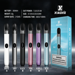 XIAOKE梟客六代電子菸主機 - 三檔可調節功率，智能兒童鎖，通用四代五代六代煙彈-台灣現貨