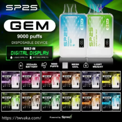 全新上市 思博睿 SP2S 9000 PUFFS 一次性拋棄式電子菸-台灣現貨