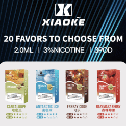 XIAOKE梟客一代電子菸彈：結合電子菸與煙霧彈技術，十項性能升級，兼容通用一代主機，打造更真實吸煙體驗