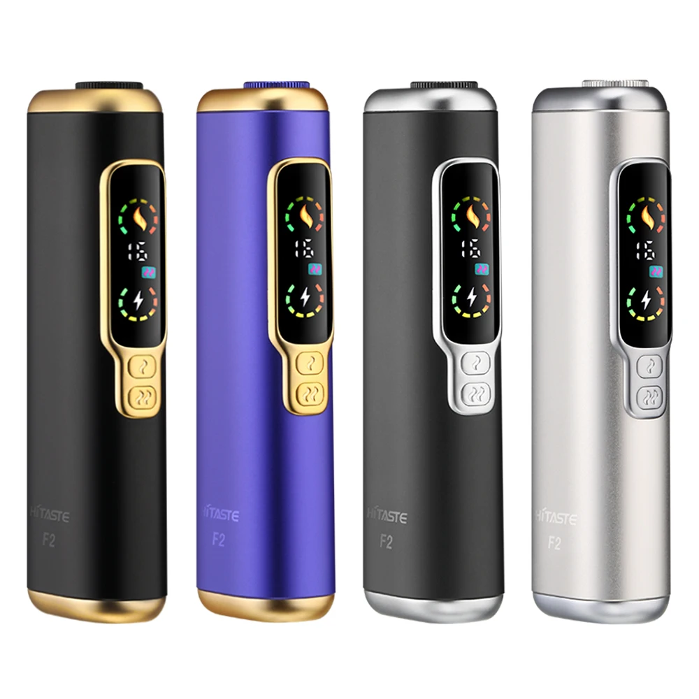 HiTASTE F2 加熱菸主機｜兼容 IQOS ILUMA / TEREA / SENTIA 煙彈｜3200 mAh 超長續航、單次充飽約 30 支｜可複吸同一支菸彈、雙加熱模式
