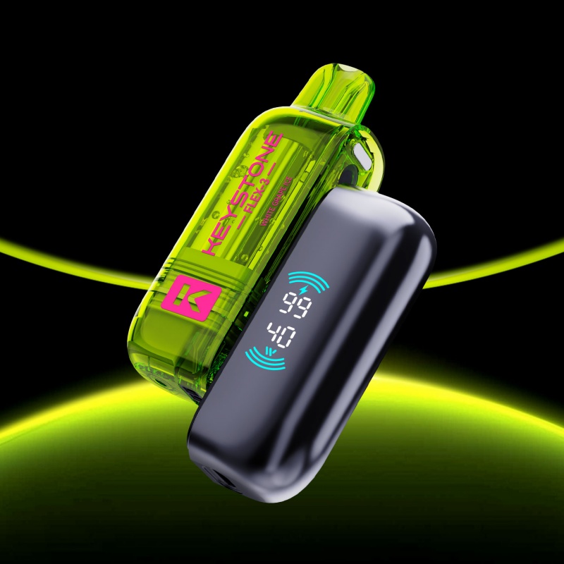 KEYSTONE FLEX-3 拋棄式電子煙 - 25000口雙芯霧化/可視油倉（台灣現貨）