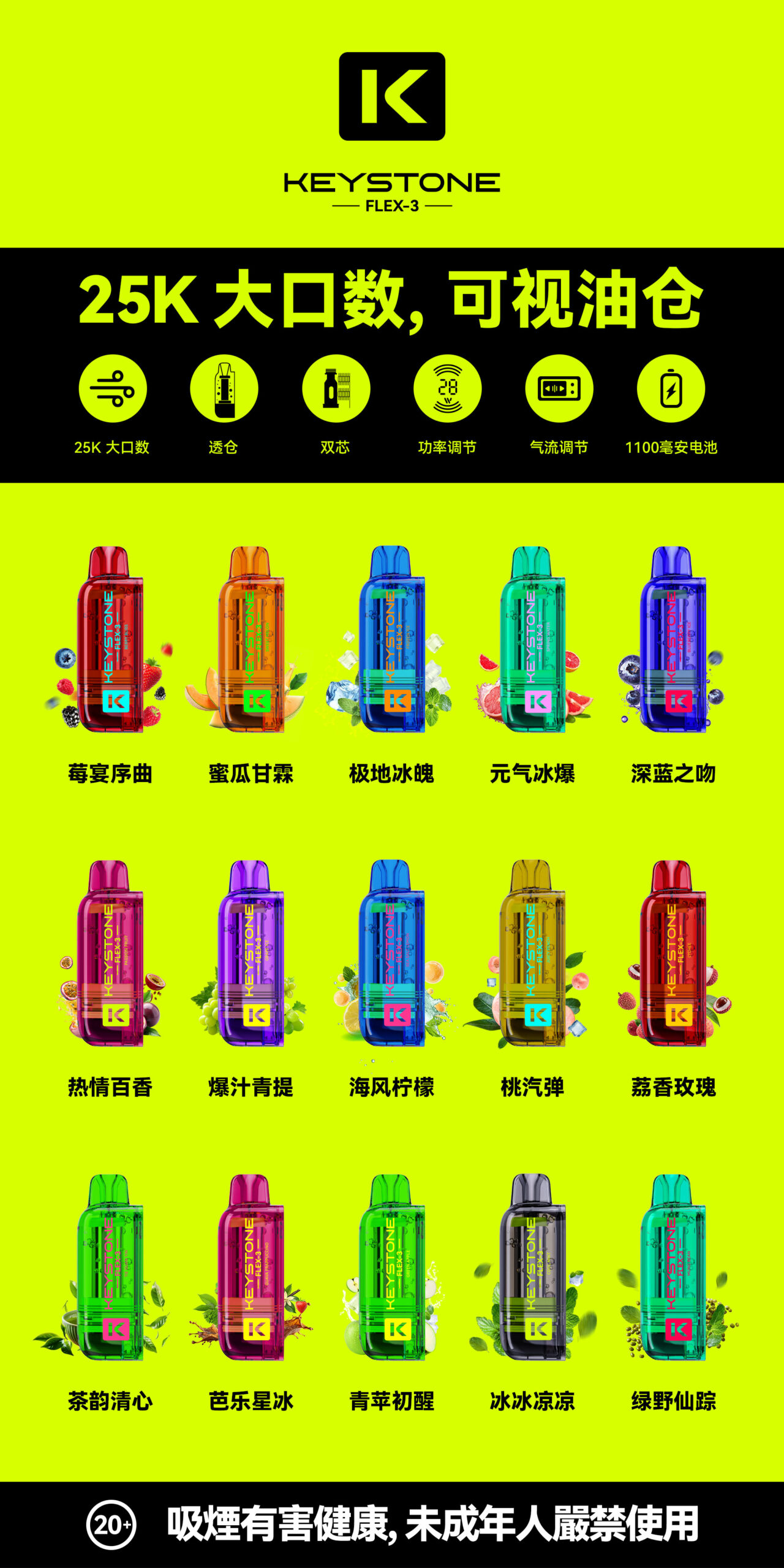 KEYSTONE FLEX-3 煙彈